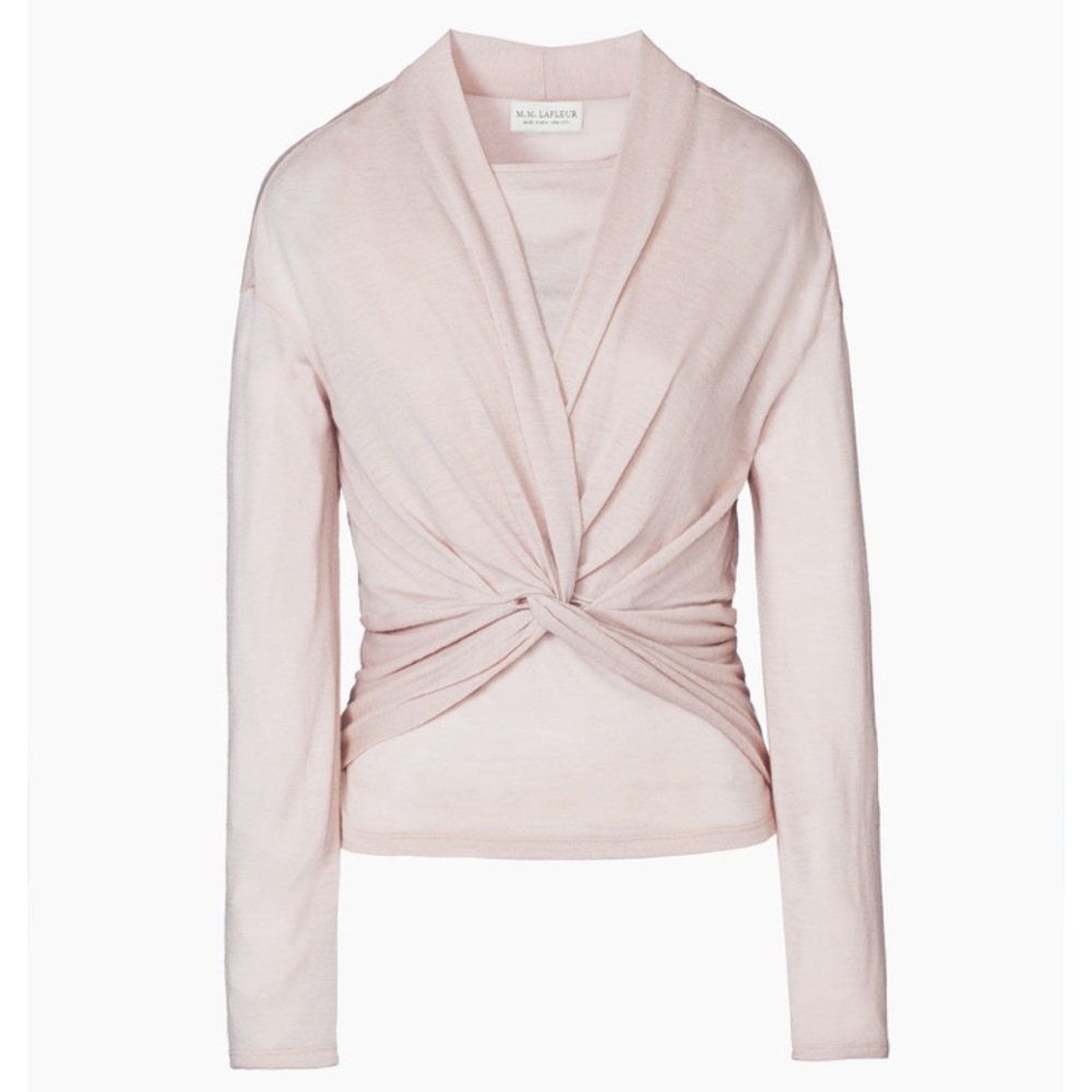 MM Lafleur Blush Pink Copeland Shrug Sweater Top